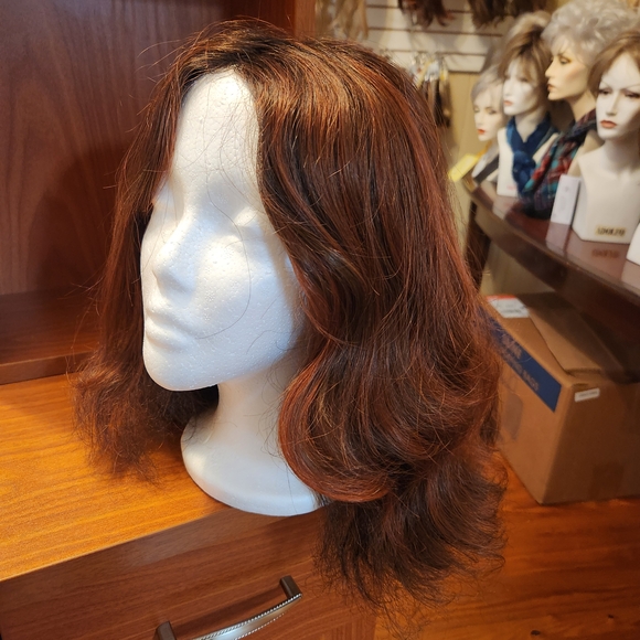 Envy Auburn Brown Hair Wig Average With Adjustable Straps - Picture 2 of 4